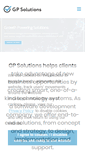 Mobile Screenshot of gpsolutions.com